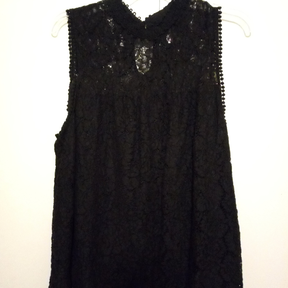 Black lace top